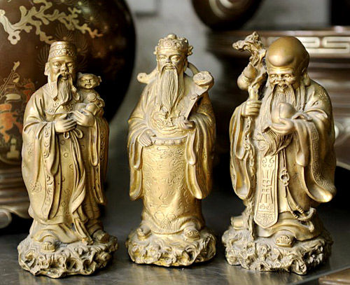 20140206012757424 Cách trưng bày tượng ba vị thần Phúc, Lộc, Thọ đúng nhất